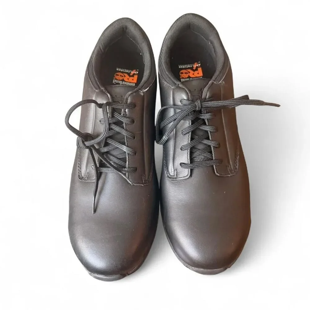 Timberland PRO Drivetrain Men’s Size 12 CompToe Work Shoes Black Anti-Fatigue